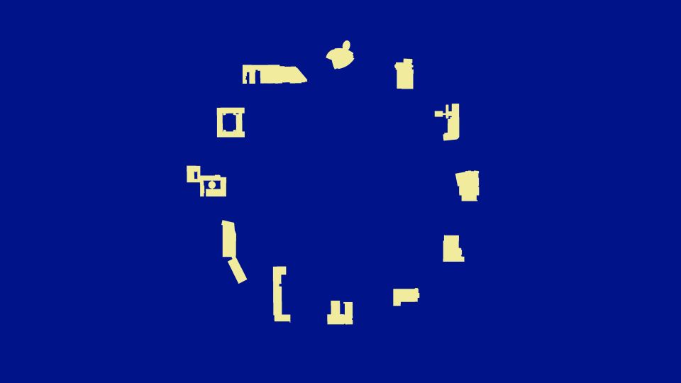 21 buildings flag